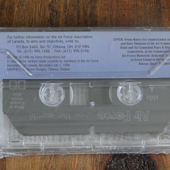 Music Of The Air Force Cassette Tape Canada's Air Command Band - Picture 2 of 2